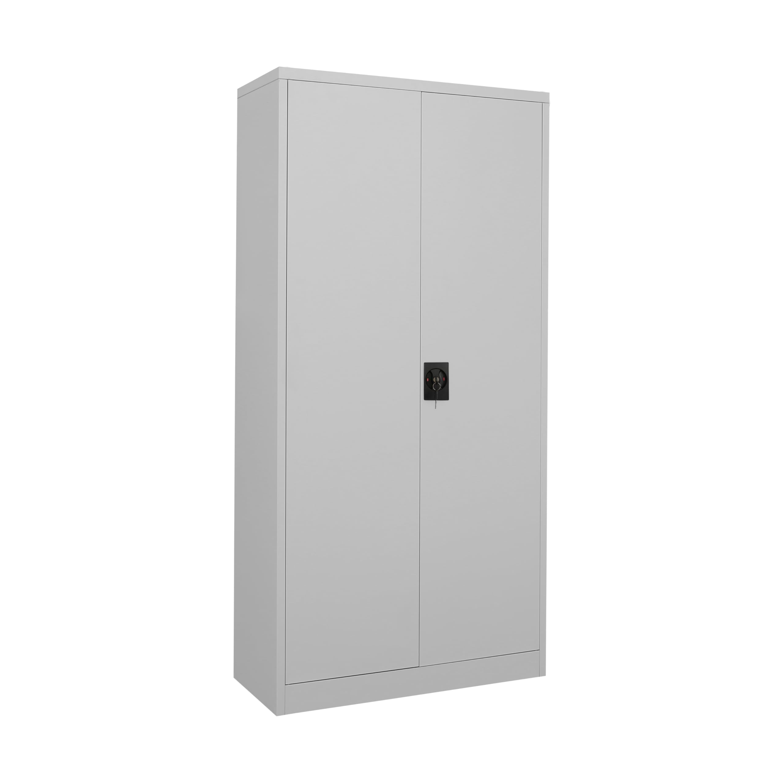 BISLEY Stahlschrank abschließbar – Werkzeugloser Aufbau in Minuten – 185x90x40 cm – Metallschrank 40kg pro Boden – Werkstattschrank/Garagenschrank/Aktenschrank