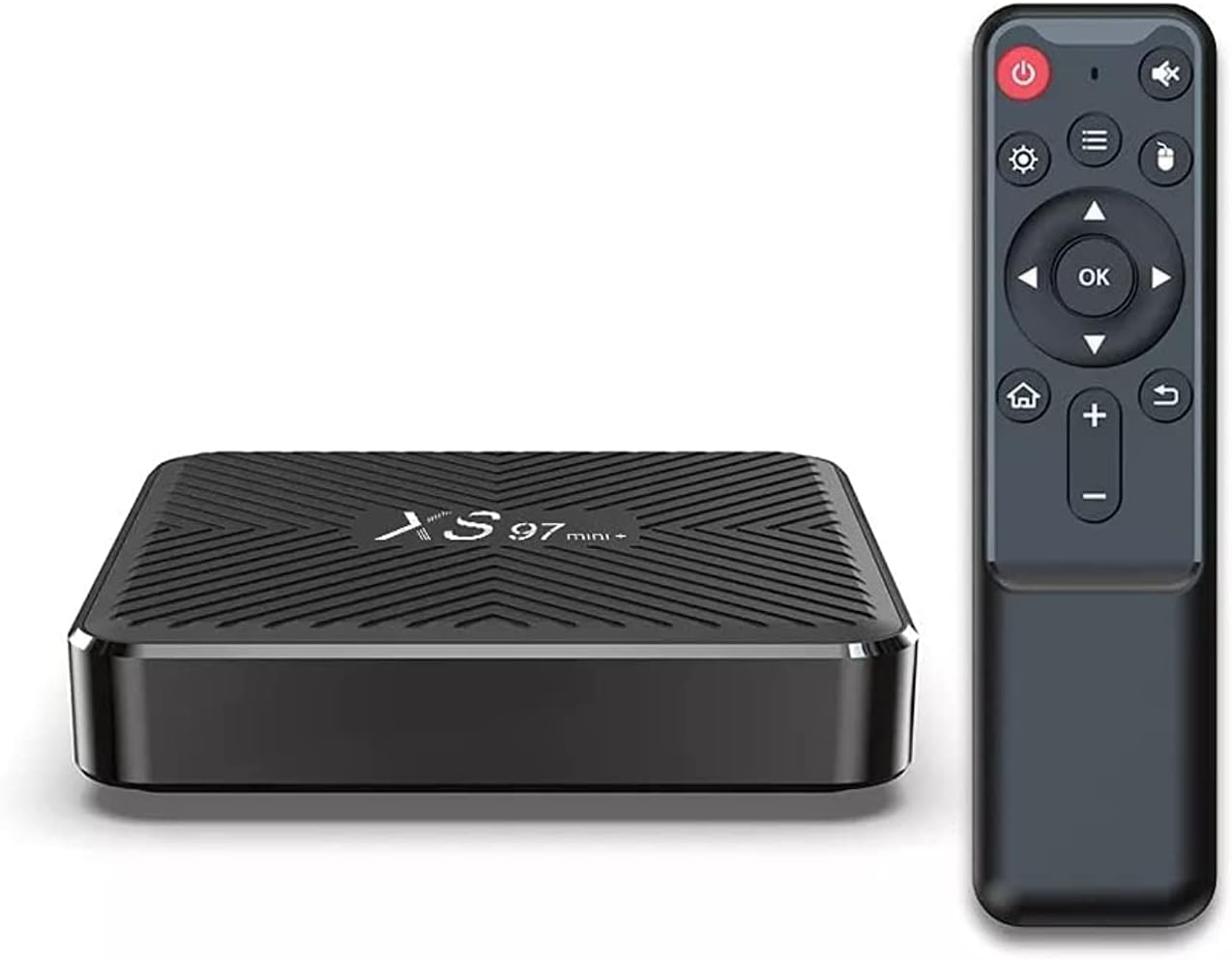Android TV Box - 4K UHD, 2.4G/5G Wifi, 1G/8G RAM/ROM, HDMI, LAN, 2xUSB, SD Card, Android 11-2023 - Fastest Speed, Economical Entertainment solution - XS97 Mini+