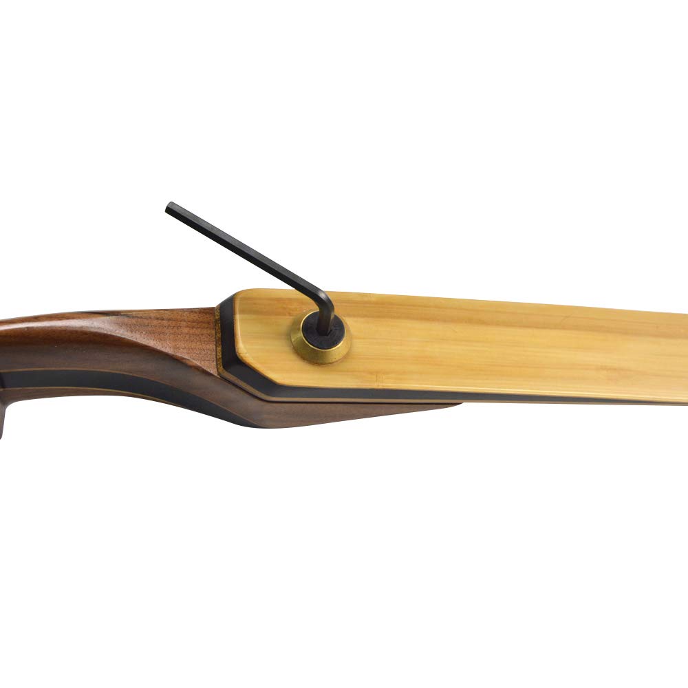 Amazon.co.jp: 58インチ 25～55lbs 右利き リカーブボウ 木製