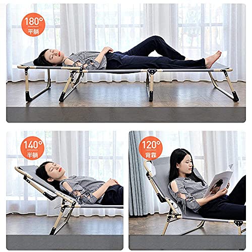 Chaise Pliante Zero Gravity contre le mal de dos en camping - 7