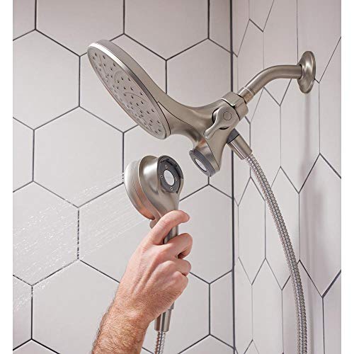 Moen 26008SRN Attract 6 Spray Hand Shower and Shower Head Combo Brushed Nickel Best Deals and