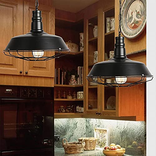 Suspension médiévale en fer lustre E27 réglable pour salon - 7