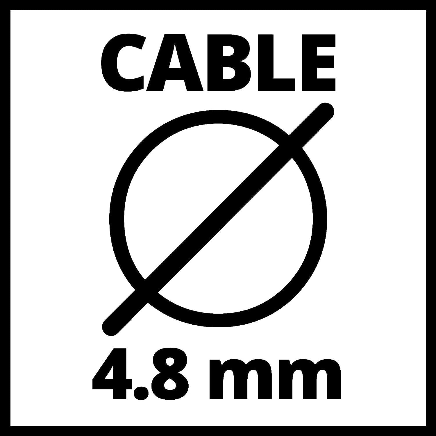 Einhell Handhebelseilzug TC-LW 1000 (2,2 Meter langes drallfreies Drahtseil, max. Zugkraft mit Umlenkrolle 1.000 kg, inkl. einer Umlenkrolle mit Lasthaken & Sicherheitsbügel)