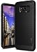 Produktbild Ringke Onyx Kompatibel mit Galaxy S8 Hülle Starker Case Bürste Rüstung Verteidigung Handyhülle Metall Struktur Flexibel Anti-Rutsch TPU Stoßfänger Schutzhülle Cover für Galaxy S 8 - Black