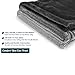 PAVILIA Gray Ombre Fleece Throw Blanket for Couch, Soft Flannel Blanket for Sofa Bed Room, Plush Lightweight Light Grey Gradient Blanket, Cozy Microfiber Decorative Gift Throw, 50x60