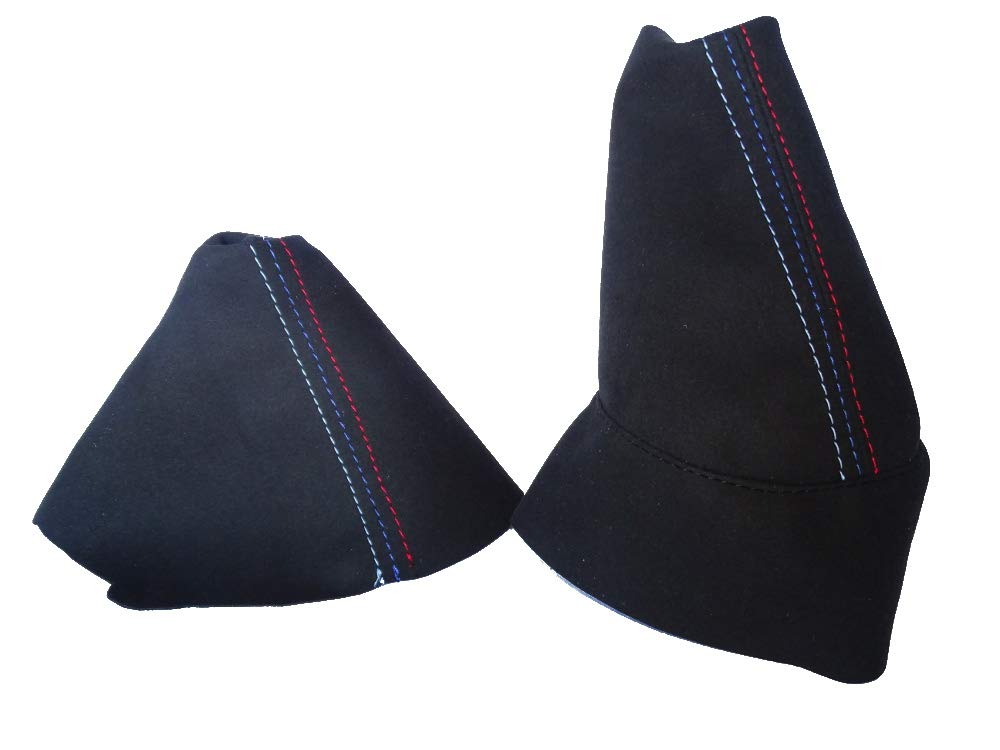 The Tuning-Shop Shift Ebrake Boot Compatible with BMW Z4 Suede M///Stitching