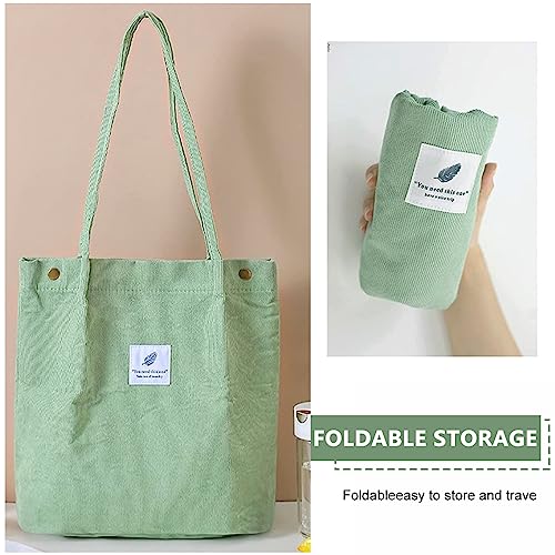 PALAY-Hand-Bags-Corduroy-Tote-Bags-For-Women-Large-Capacity-Shoulder-Bag-with-Inner-Pocket-for-School-Work-Shopping-Travel-Daily-Use-Grocery-Casual
