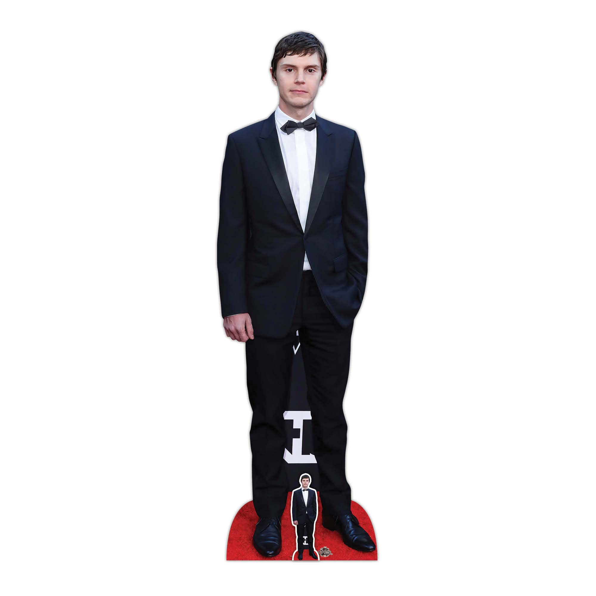 Star Cutouts Evan Peters Cs1064 Lifesize Cardboard Cutout With Mini