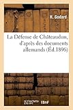  La Défense de Châteaudun, d\'après des documents allemands