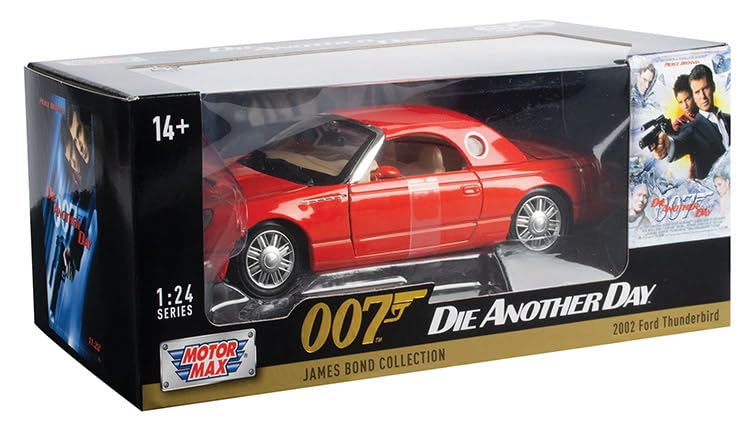 Auto a escala 1:24 compatible Ford Thunderbird James Bond miniatura 1
