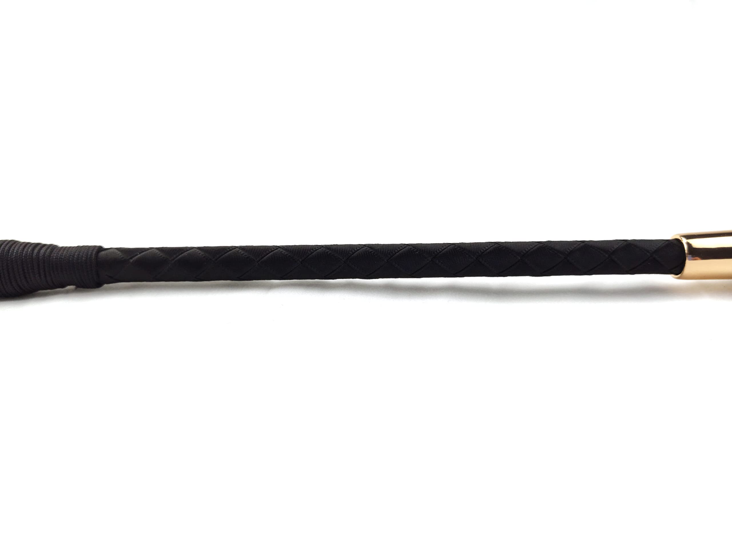 Azatemgo Frustino da equitazione in poliuretano, con manico e corda per appenderlo, 45 cm