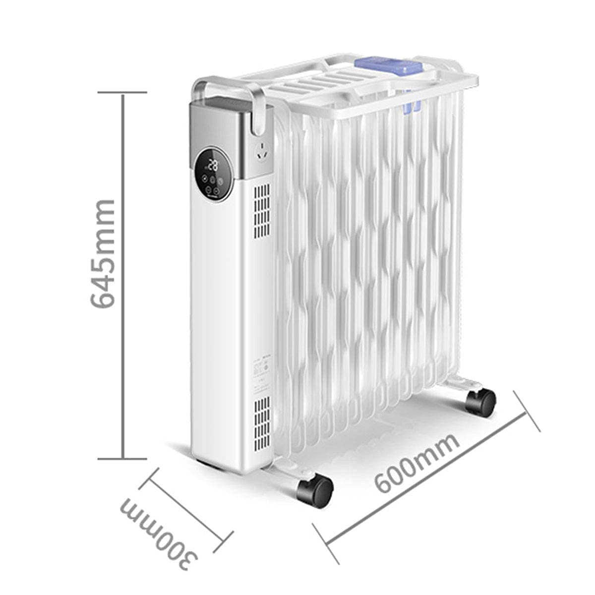 Heater,European Style 2.2Kw Portable Electric Oil Filled Radiator Heater 15  Fin with Remote Controlmute Drying Rack and Humidify 3 Heat Settings :  Amazon.ca: Tools u0026 Home Improvement