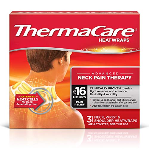 ThermaCare Heatwraps Neck, Shoulder and Wrist, 3 Count (Pack of 3)