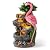 Glitzhome Outdoor Water Fountain, 4-Tiered Flamingo Outdoor Fountain with Lights, 23.5" H Polyresin Decorative Waterfall Feature Garden Fountain with Pump for Garden, Patio, Yard, Deck, Porch Decor
