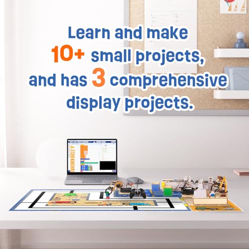 ACEBOTT 3-in-1 ESP32 IoT Control Smart Factory Starter Kit, Electronics Programming Kit Compatible with Arduino Scratch Online Tutorials, School DIY Education Solution Series STEAM Set for Teens 12+ - Image 4