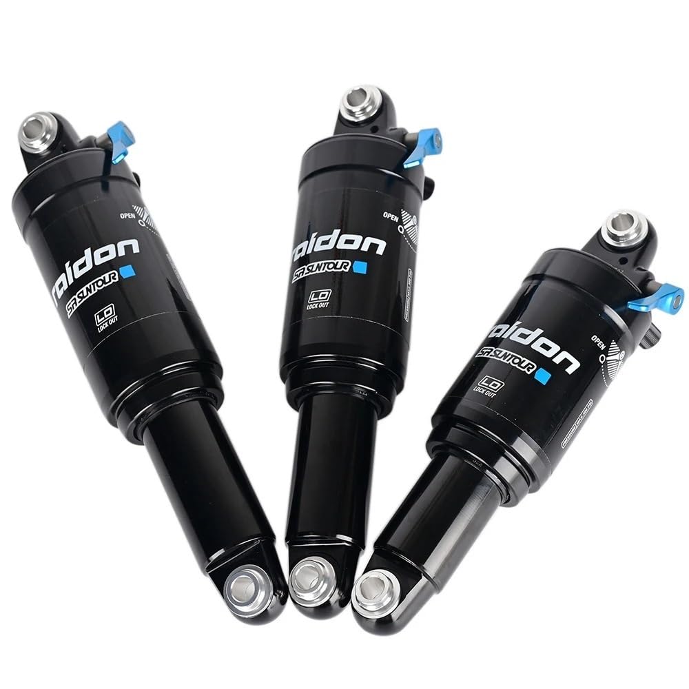 Amortiguador Trasero Bicicleta Montaña 165mm 190mm 200mm Suspensión Neumática Bloqueo Hidráulico 190x51mm
