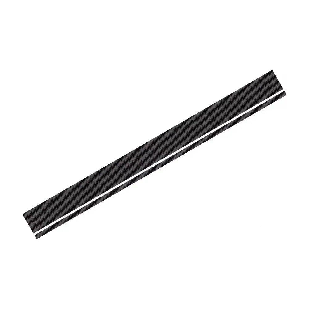 Car Hood Sticker Bonnet Decoration Graphics Stripes Decor Decal Universal(Carbon Fiber)