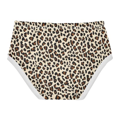 Animals Toddler Girls Underwear 2t Cotton Panties Little Girl Black Brown Spots Art Underpants Briefs2