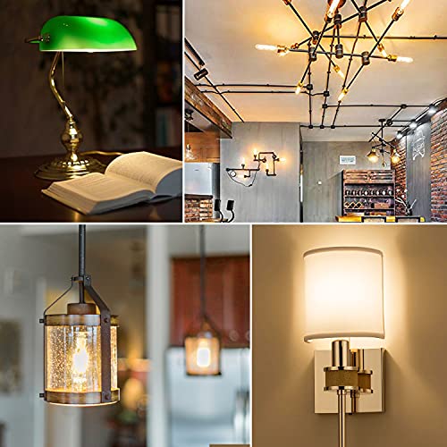 Luxrite T10 Led Bulb, 5W=60W Equivalent, 2700K Warm White, Vintage Edison Filament Bulb, 500 Lumens, Tubular Light Bulb, Damp Rated, Ul Listed, E26 Standard Base (3 Pack) #TOP1