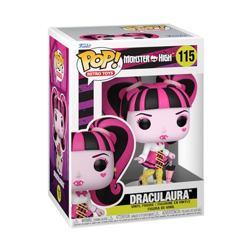 Funko Pop! Vinyl: Monster High - Draculaura - Figura de Vinilo Coleccionable - Idea de Regalo- Mercancia Oficial - Juguetes para Niños y Adultos - TV Fans - Muñeco para Coleccionistas y Exposición