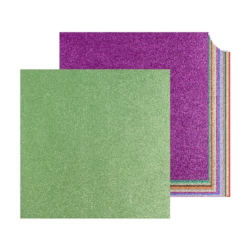 Papier kraft épais à paillettes 250 g/m² de qualité supérieure pour vos cartes de vœux uniques