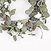 FAVOWREATH 2018 Vitality Series FAVO-W48 Handmade 15 inch Green Leaf,Cotton Grapevine Wreath for Summer/Fall Festival Celebration Front Door/Wall/Fireplace Laurel/Eucalyptus Hanger Home Relaxed Decor