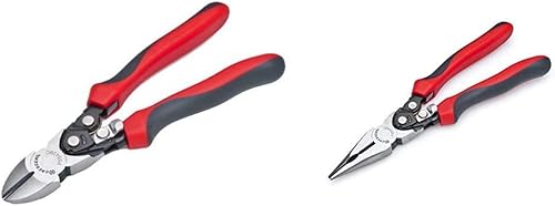 Crescent Alicates de corte de doble material diagonal de acción compuesta Pro Series de 8 pulgadas, PS5429C y Crescent Pro Series de 9 pulgadas,