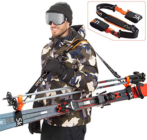 Sklon Ski Strap and Pole Carrier | Avoid The Struggle and Effortlessly Transport