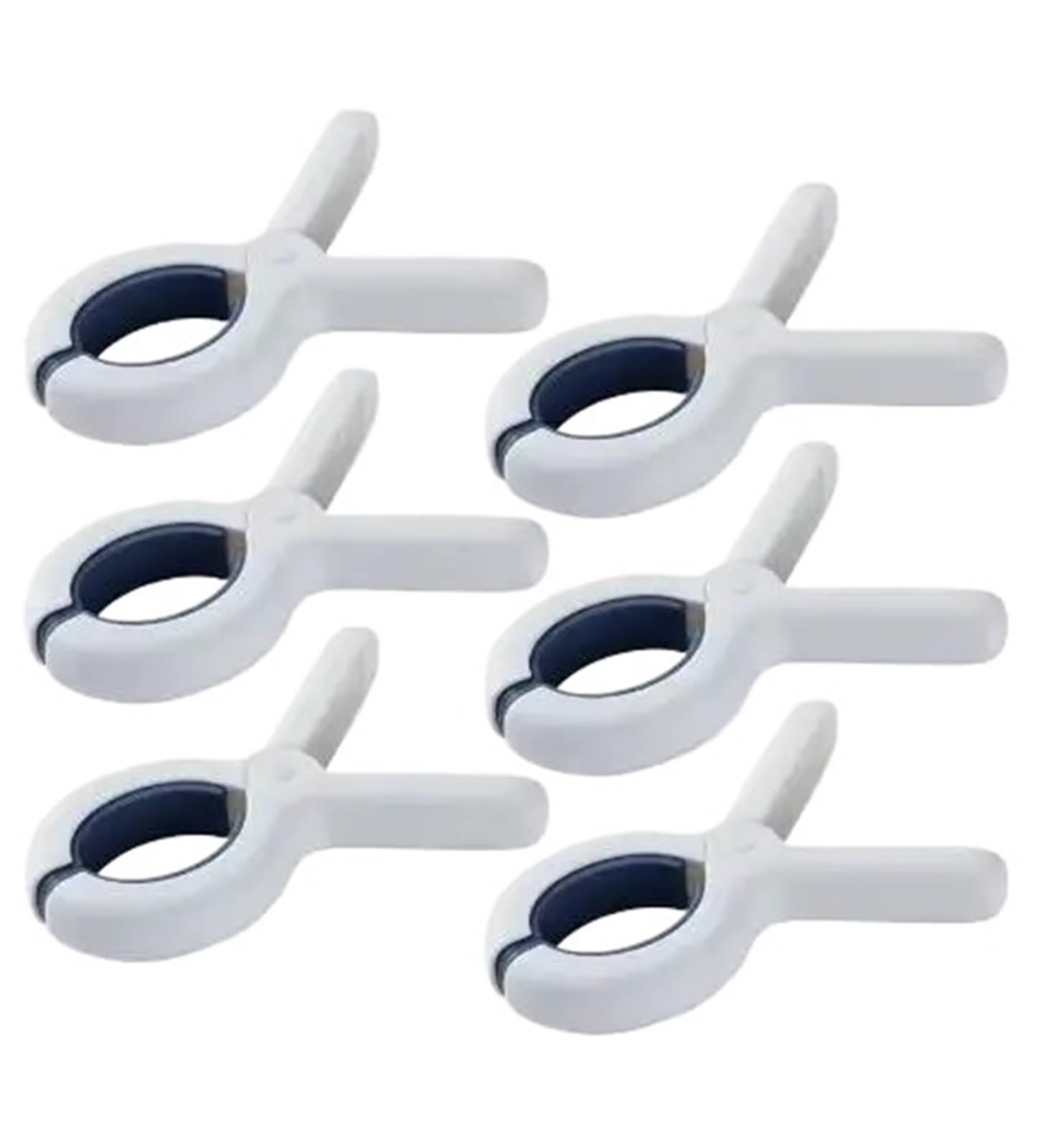 120Pcs Plastic Large Laundry Drying Pegs Quilt Clothespins Pool Holder for Washing Line(Blue)