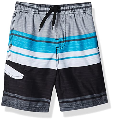 Image of Kanu Surf Boys' Impact Stripe Swim Trunk