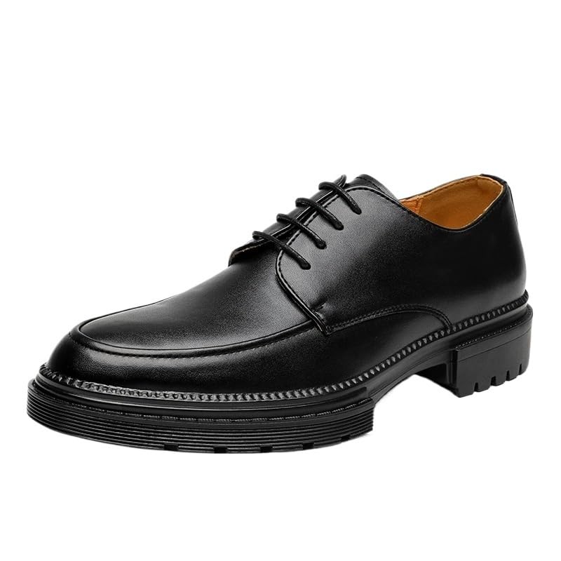 Lace-Up Business Dress Shoes for Men Classic British Style Formal Leather Footwear Comfortable Office Oxfords