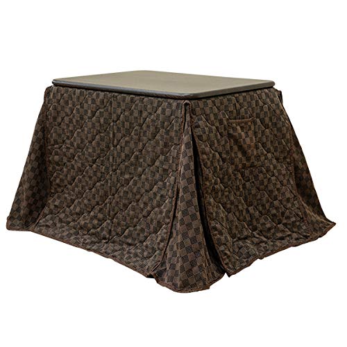 ダイニングコタツ掛布団セット80×60 ブラウン S3-16BRのサムネイル