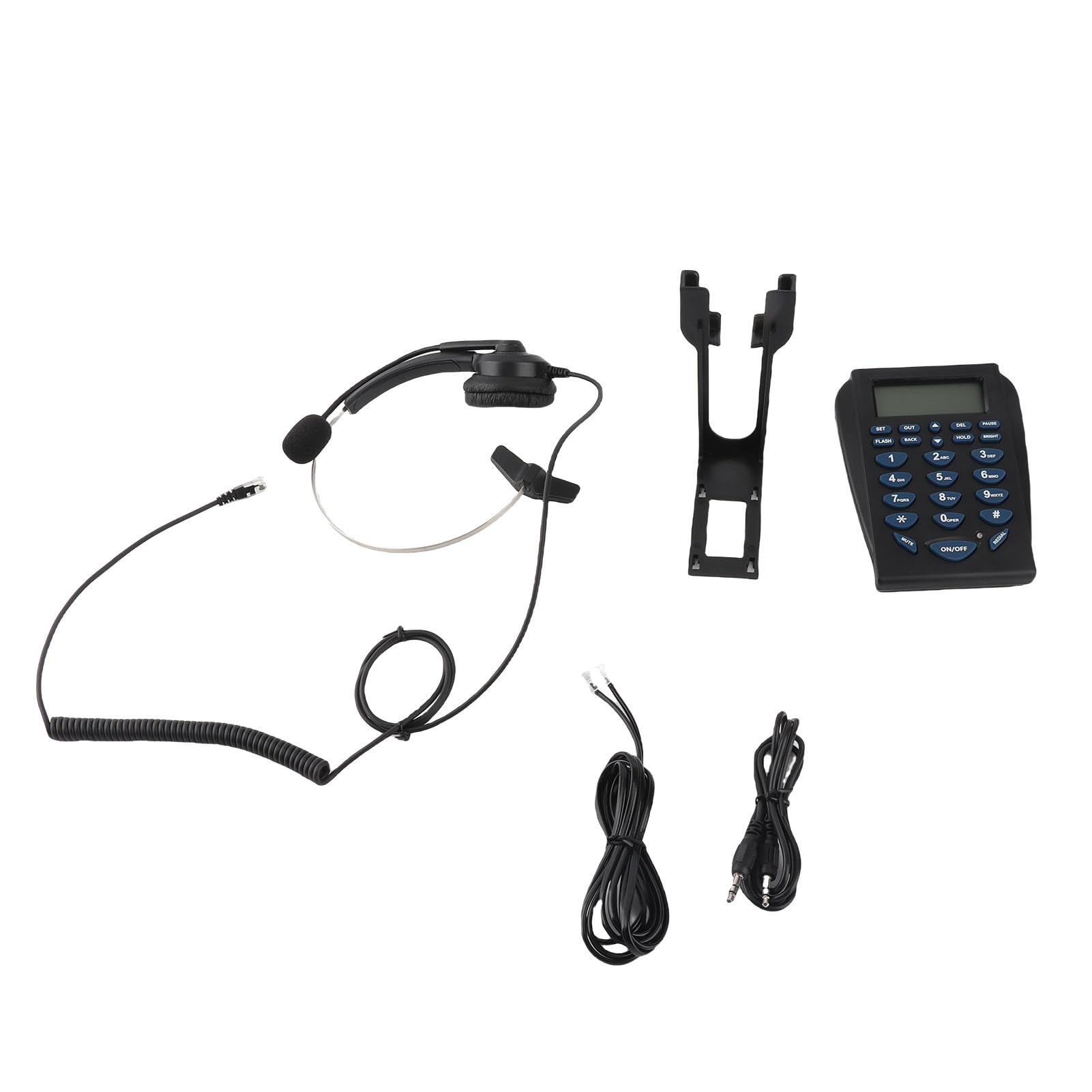 Generic Teclado de Marcación de Teléfono con Cancelación de Ruido para Oficina de Negocios para Centro de Llamadas Multifuncional, con Pantalla de Identificación de Llamadas FSK/DTMF, Práctico