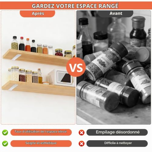 4 Pièces Fixation Invisible Support Etagere Murale, L Equerre Charge Lourde – vue 5