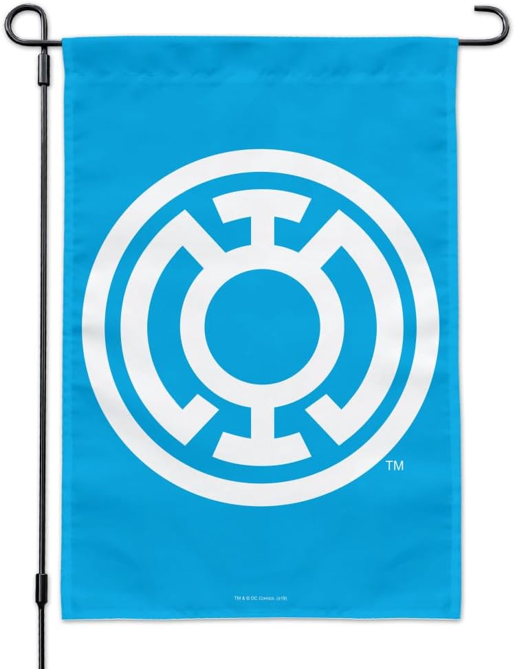 Green Lantern Blackest Night Blue Lantern Logo Garden Yard Flag