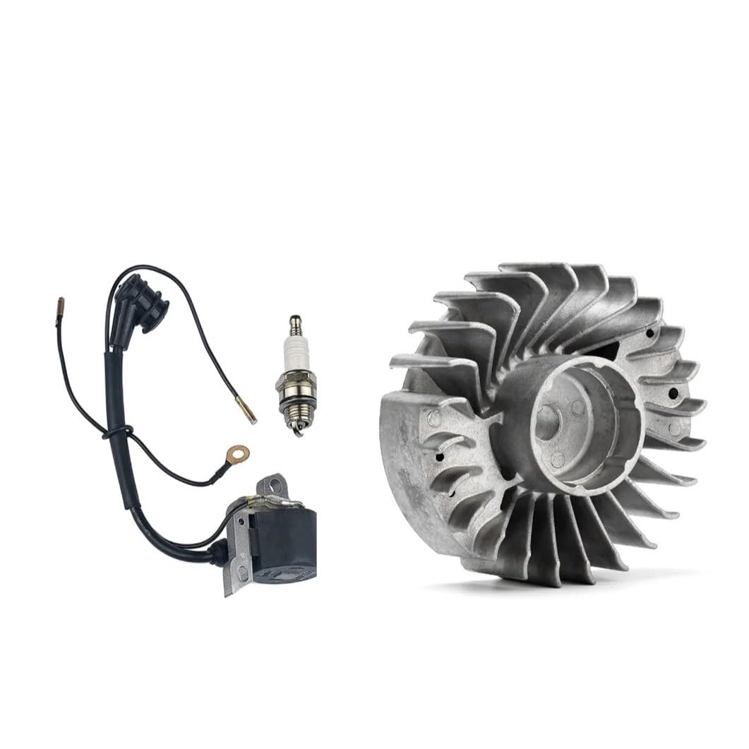 Bobina de Encendido con Volante magnético y Kit de bujías for Motosierra 029, 039, MS290, MS310 y MS390