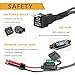 Wiring Harness 2 Lead, Rfroad Lighting 12V LED Light Bar Wiring Harness Kit - Rocker Switch 40A Relay Fuse, for Pod Lights Fog Lights Off Road Light Bar Wire Kit for Truck UTV ATV Boat