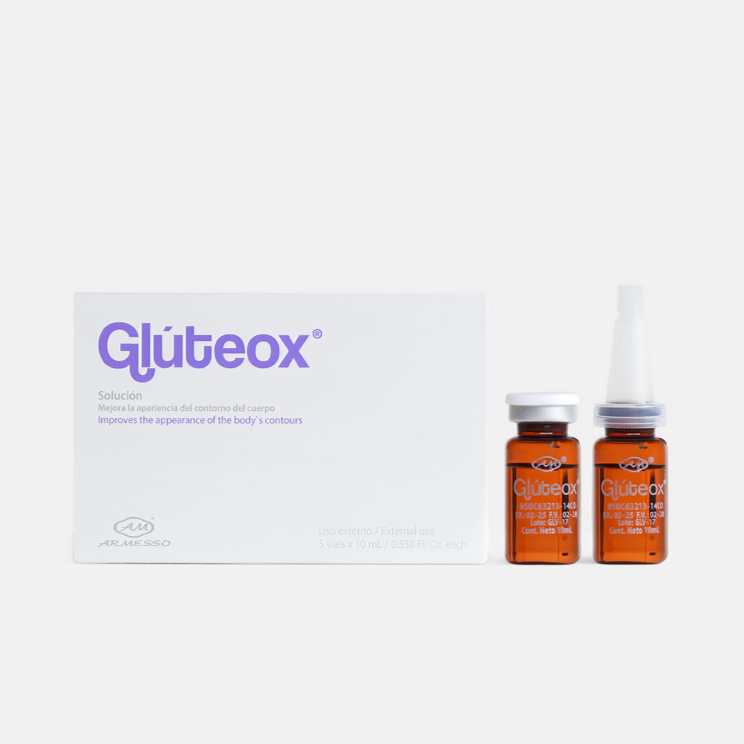 Armesso-AM Gluteox 5 x 10ml Vials - Cosmetic Gluteus Firming Serum