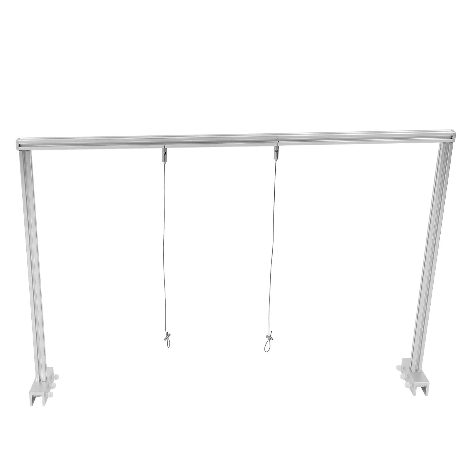 jojofuny Aluminium Aquarium Lampenhalterung Verstellbar Langlebiges Fischbecken Lichtgestell für Aquarienbeleuchtung Zubehör Schnell Montierbar