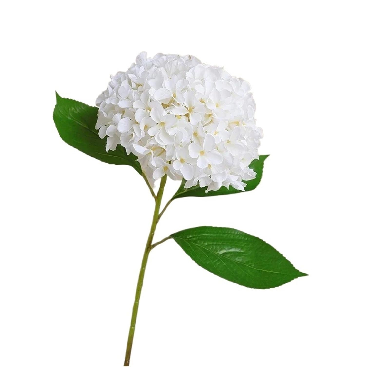 HamPaesk 2pcs Simulation Flowers Branch Plant Auditorium Decoration Fake Flower Artificial(White)