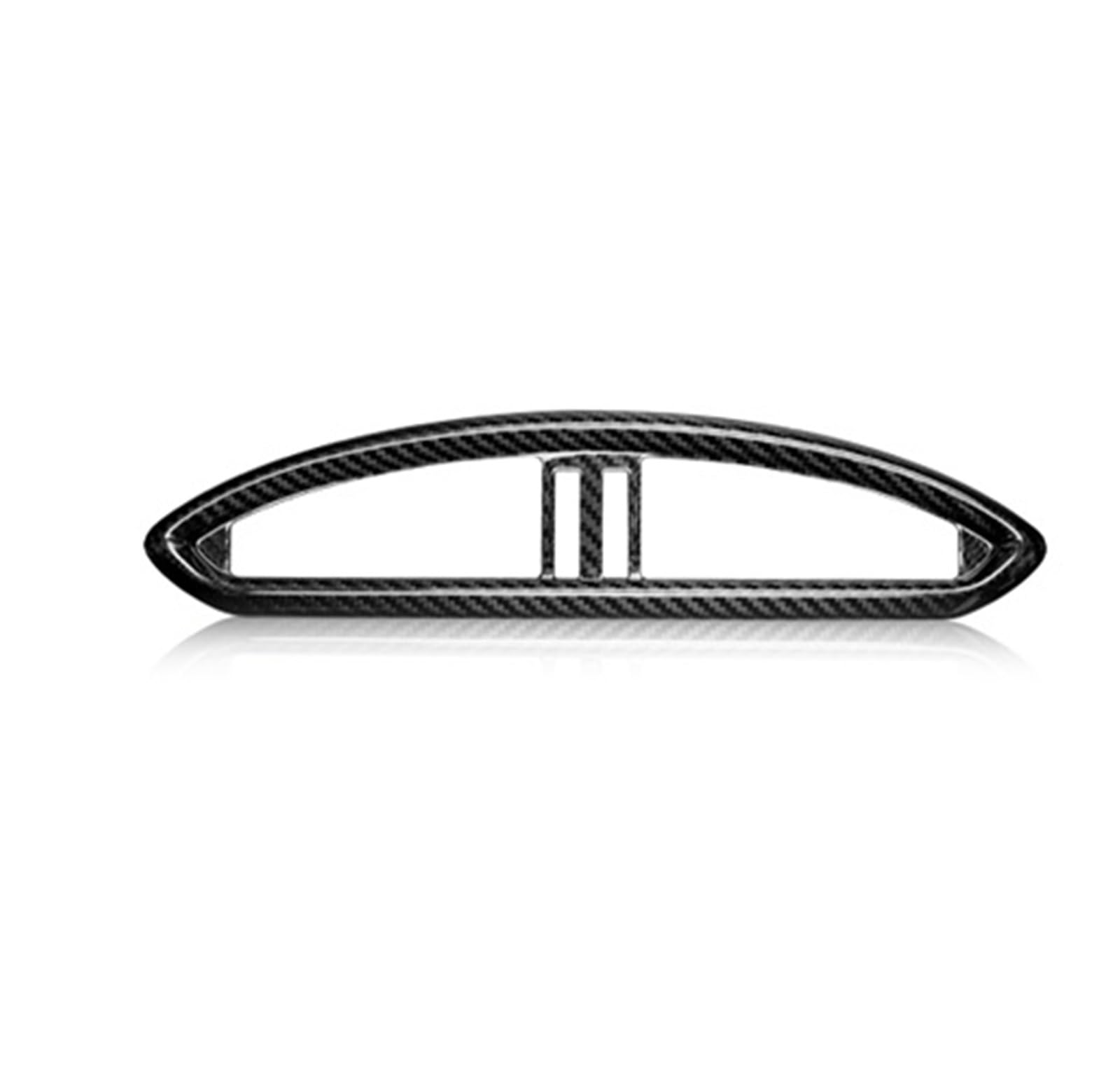Car Trim Interior for Subaru for BRZ 2013-2020 Hard Carbon Fiber Accessories Interior Trim Car Central Control Decoration Cover Sticker Interior Mouldings(Black Central Vent)