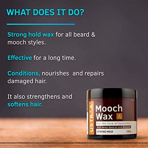 Image of Ustraa Strong Hold Mooch Wax for Men - 100 g