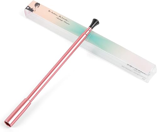 Utopiat Soporte de cigarrillos de metal largo 0.315 in funcional inspirado Audrey mujeres Rose para cigarrillos de tamaño regular