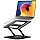 AOEVI Adjustable Laptop Stand with 360 Rotating Base, Computer Stand for Laptop Ergonimic Foldable Laptop Riser for Desk Comp