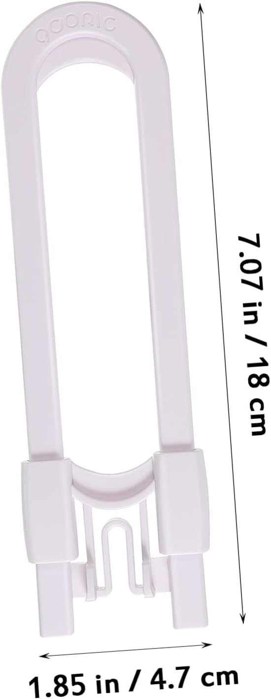 BESPORTBLE 15Pcs Adjustable U Shaped Cupboard Safety Locks Childproof Cabinet Latches for Use Easy Tool Installation for Cabinets