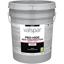 Valspar 91111 White Pro-Hide New Construction Primer, 5 Gallon