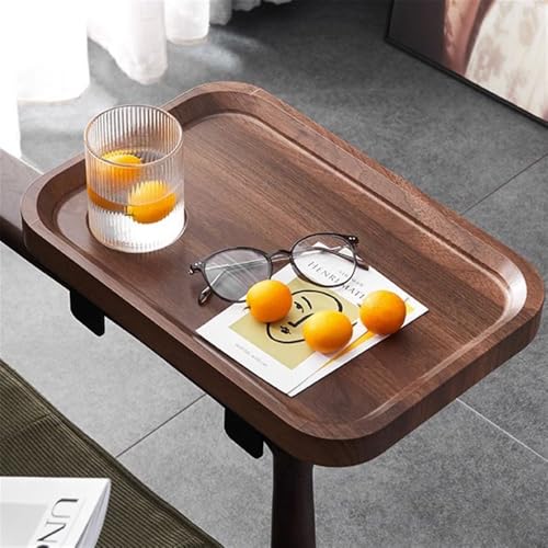 Plateau de lit et support de table suspendu noir pour rangement de the - 7