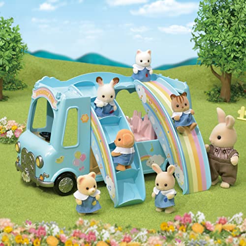 5317 Sylvanian Families Le bus arc en ciel pour bébés Neuf - vue 5