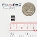 FramePac V Nails for Picture Frames Hardwood 7mm (1/4 Inch) [400 V-Nail Pack, Loose] - (for use in Manual V Nailer for Picture Framing, Hand V Nailer for Picture Frames, Manual Picture Frame Joiner)