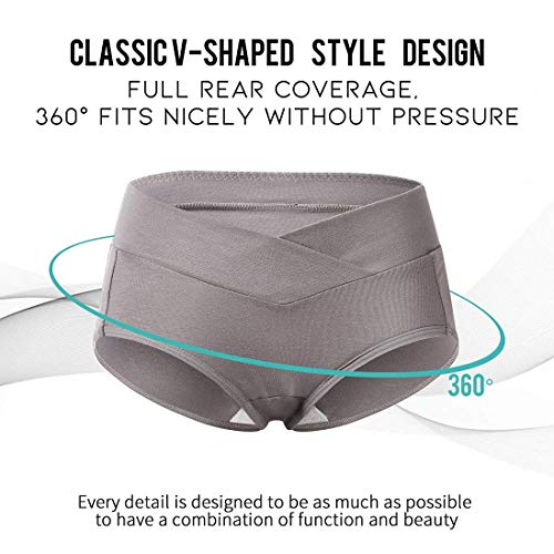 Image of Mama Cotton Maternity Underwear Women's Under Bump Maternity Panties Multipack